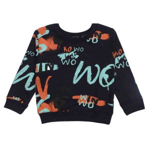 Felpa bambino con stampa astratta colorata - Morbida e traspirante 3 mesi-4 anni