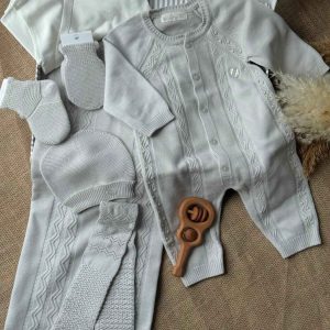 Corredino nascita set da 8 pezzi Unisex 100% cotone