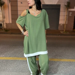 Completo mono spalla curvy