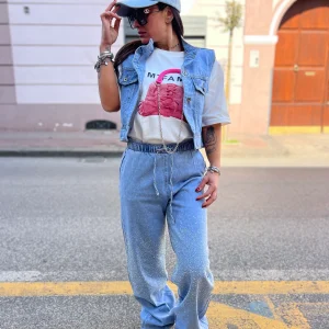 Pantalone laccio brillantini