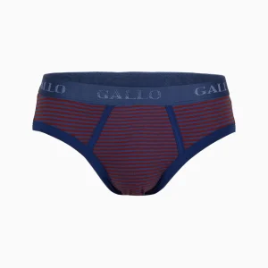 Slip intimo uomo cotone righe windsor blu