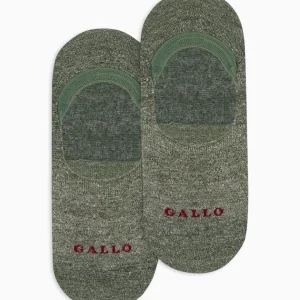 Solette unisex lino e cotone fiammato tinta unita verde