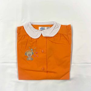 Grembiule bambina asilo con disegno Orsetto