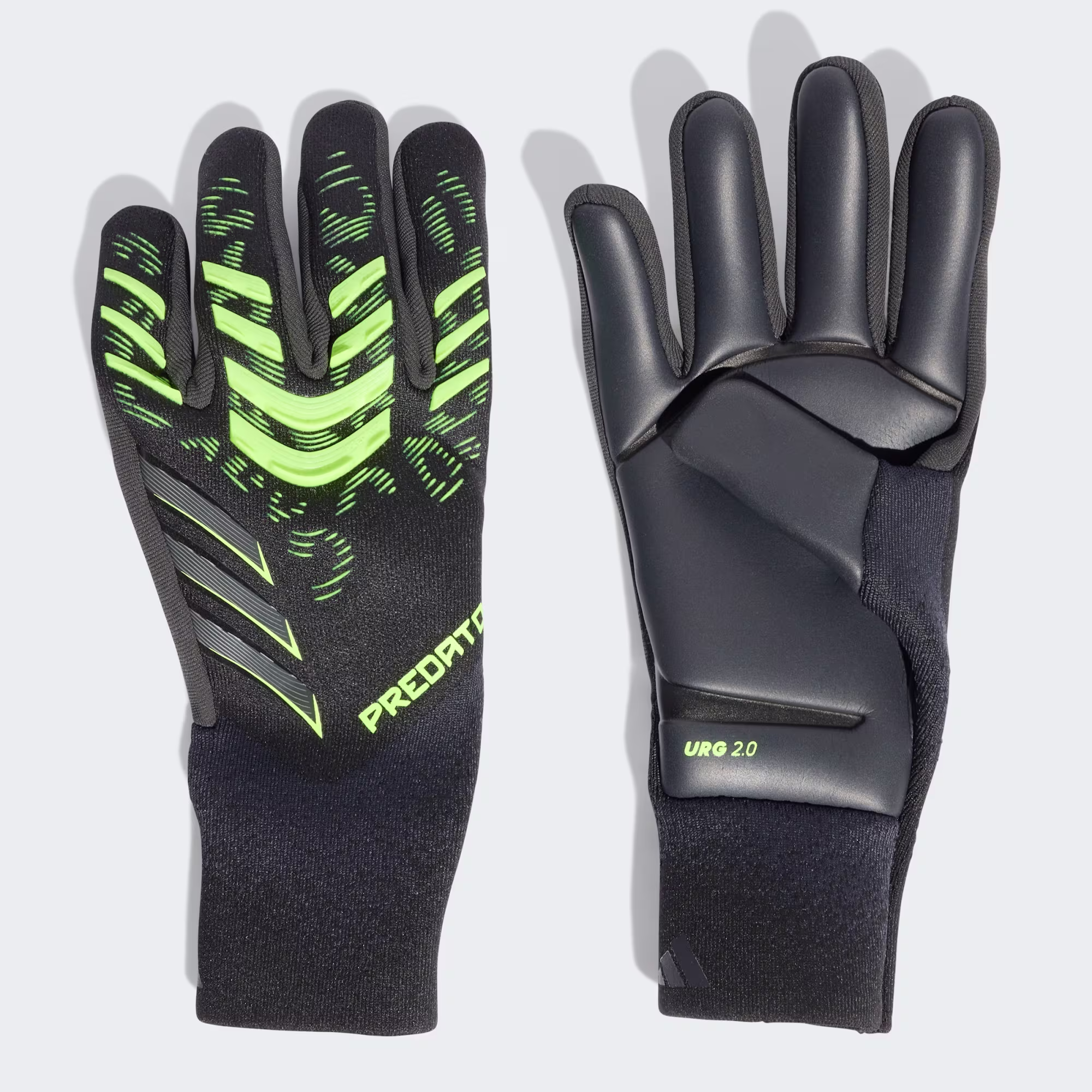 Guanti Portiere PREDATOR GL PRO Adidas Black Carbon Lemon - immagine 2