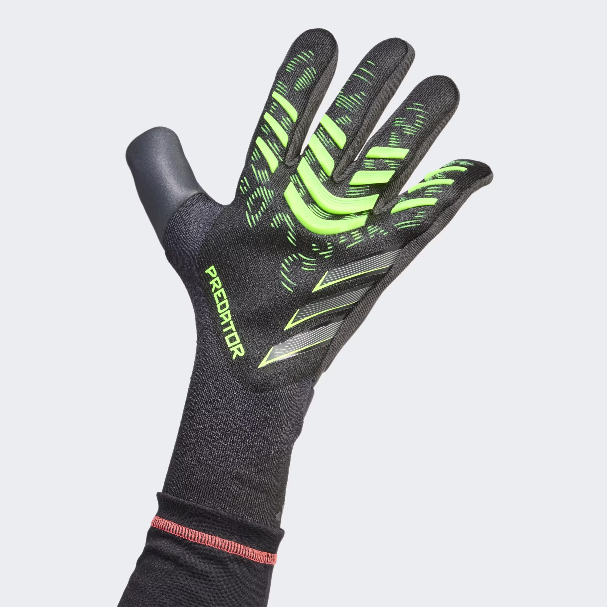 Guanti Portiere PREDATOR GL PRO Adidas Black Carbon Lemon - immagine 3