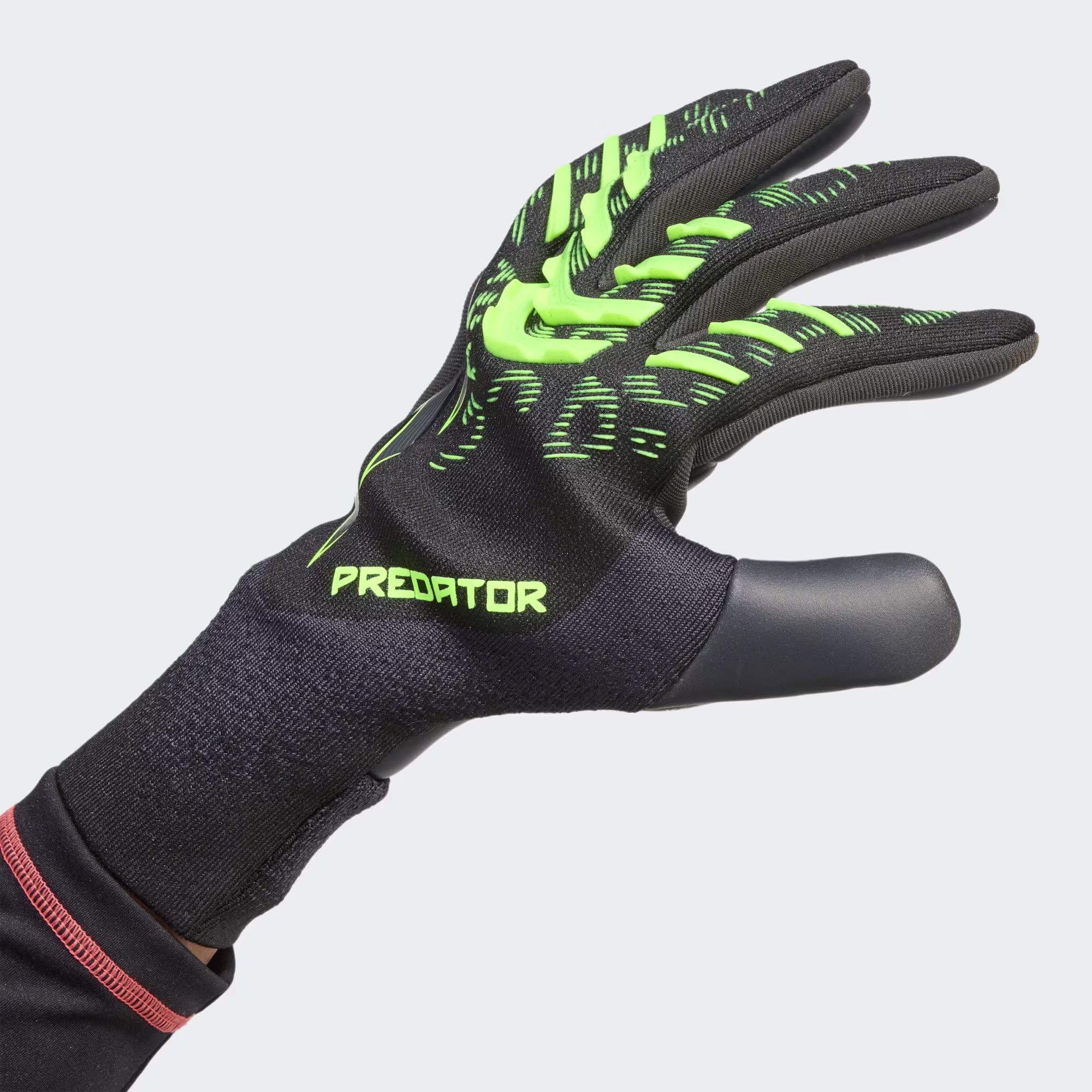 Guanti Portiere PREDATOR GL PRO Adidas Black Carbon Lemon - immagine 4