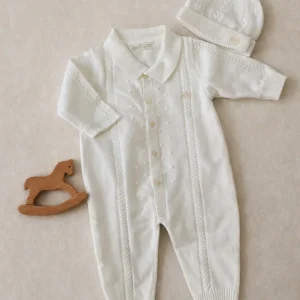 Tutina unisex con cappellino – 100% Cotone Biologico