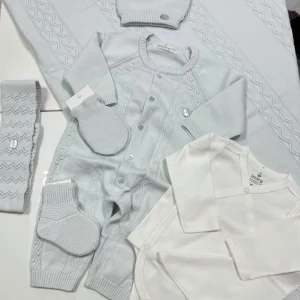 Corredino nascita set da 8 pezzi Unisex 100% cotone