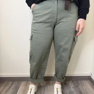 PANTALONE CARGO VERDE MILITARE SUSYSTAR