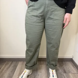 PANTALONE OVETTO VERDE MILITARE SUSYSTAR