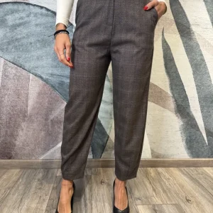 PANTALONE CARROT FANTASIA CHECK SUSYMIX