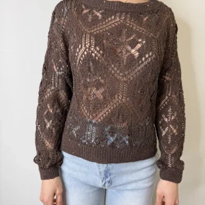 MAGLIA TRAFORATA LUREX E PAILLETTES CAFFE’ MOTEL