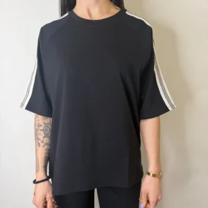 T SHIRT OVER CON DETTAGLIO BANDE NERA SUSYMIX
