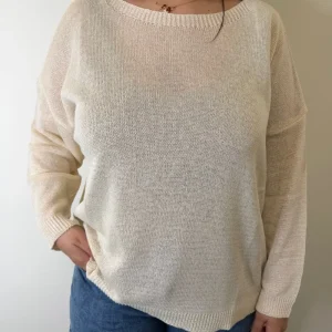 MAGLIA SCOLLO BARCA BIANCO SUSYSTAR