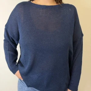 MAGLIA SCOLLO BARCA BLU SUSYSTAR