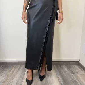 GONNA PAREO ECOPELLE FRANGE SUSYMIX