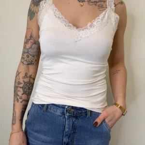 CANOTTA PIZZO DIVERSI COLORI SUSYMIX