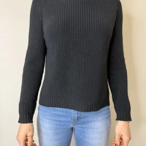 MAGLIA PUNTO PANNOCCHIA NERO SUSYMIX