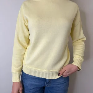 MAGLIA RASATA RAGLAN GIALLO SUSYMIX