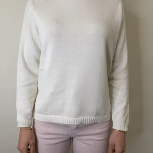 MAGLIA RASATA SMILE AVORIO SUSYMIX
