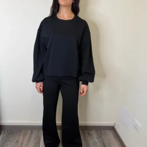 COMPLETO ARYA MAGLIA + PANTALONE NERO SUSYMIX