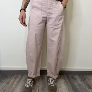 PANTALONE BALOON IN COTONE ROSA SUSYMIX