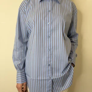 CAMICIA GESSATA OVER CELESTE SUSYMIX
