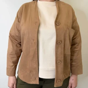 GIACCA ALCANTARA TABACCO DEJAVU