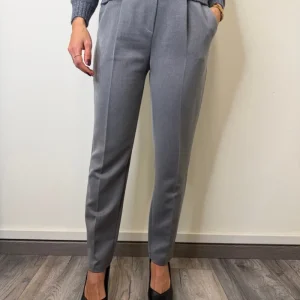 PANTALONE PINCES CINTURA GRIGIO SUSYMIX