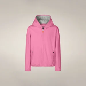 Giacca a vento bambini Jules rosa aurora