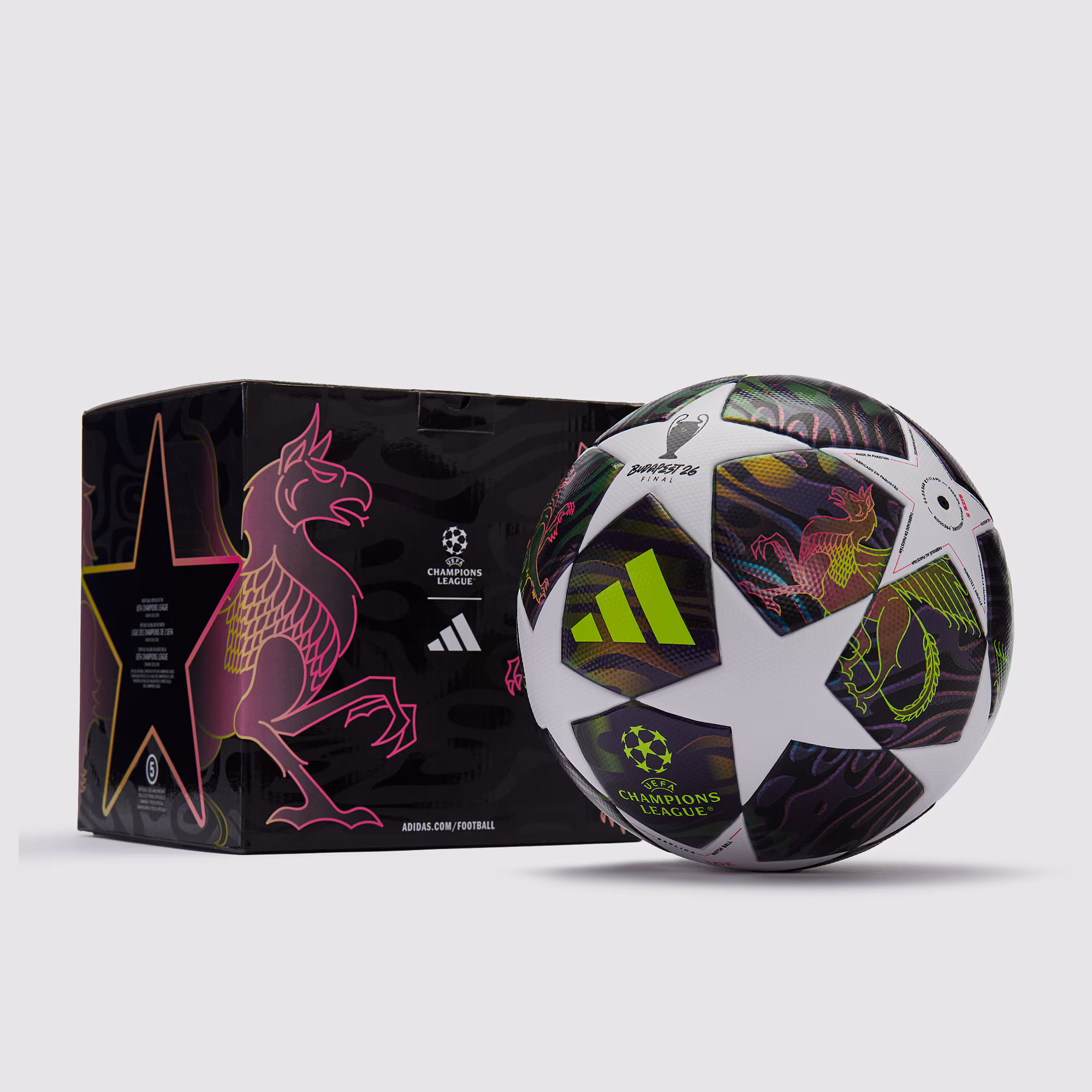 Pallone UCL LEAGUE BOX FINALE BUDAPEST 25/26 ADIDAS