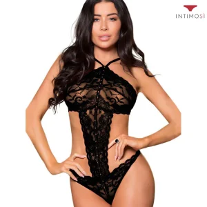 Body a perizoma in splendido pizzo lavorato schiena scoperta