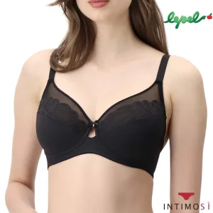 Reggiseno balconcino con ferretto e coppe foderate in cotone | Lepel 461