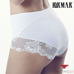 Guaina a vita alta modellante in pizzo e microfibra | Lormar Perfect