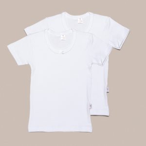 Maglia mezza manica bimba caldo cotone