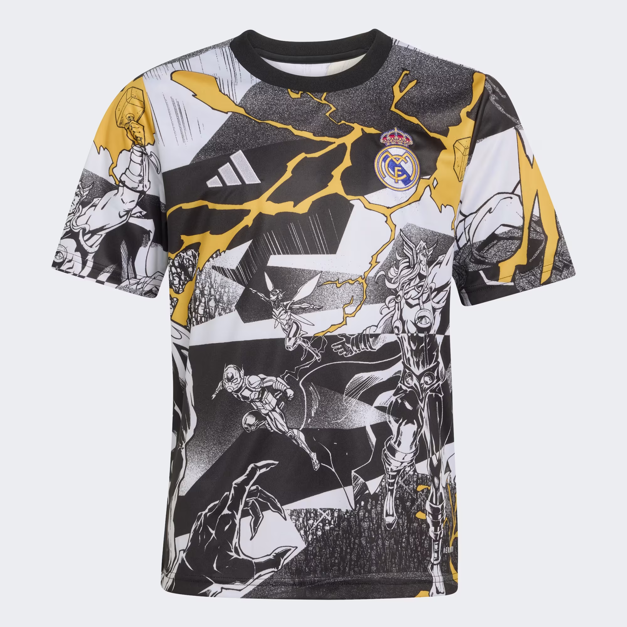 Maglia PRE-MATCH 25/26 REAL MADRID AVENGERS JUNIOR - immagine 2