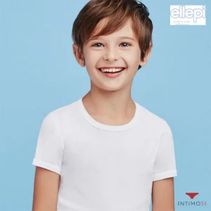 Maglietta mezza manica intima in 100% cotone Conf. 6 Pz. | Ellepi BA645