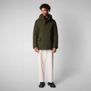 PARKA UOMO ELON IN LAND GREEN