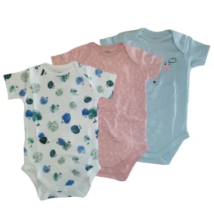 Pack 3 Body Neonata Manica Corta - Fantasie Miste