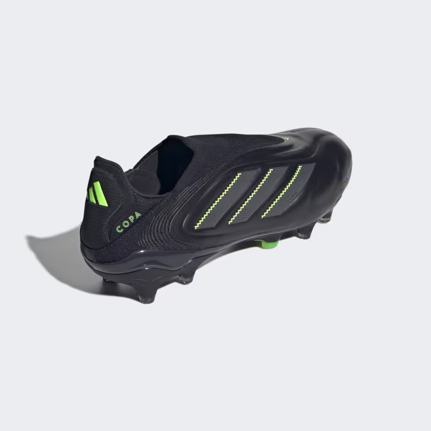 Scarpe da calcio ADIDAS COPA PURE 3 ELITE LL FG Black Grey Lemon - immagine 8