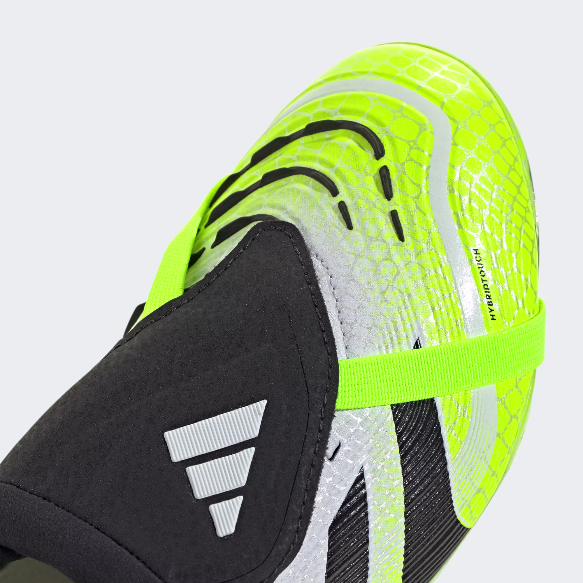 Scarpe calcio ADIDAS PREDATOR ELITE FT FG Junior White Black Lemon - immagine 9