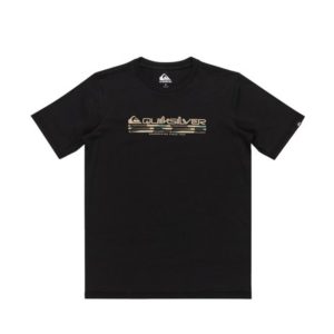 T-shirt quicksilver bambino nera