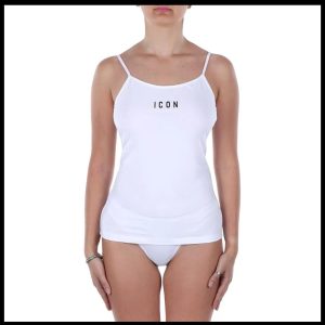 Canotta icon donna bianca – 47350-bi