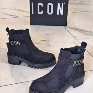 Stivaletto icon – ic04402sd nero
