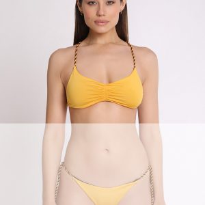 Reversible tank top, in microfiber, with adjustable side laces. Reverse Collection