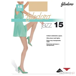 6 collant Jazz 15 denari velatissimo opaco| Filodoro