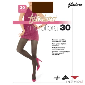 6 collant 30 denari in microfibra semi coprente | Filodoro