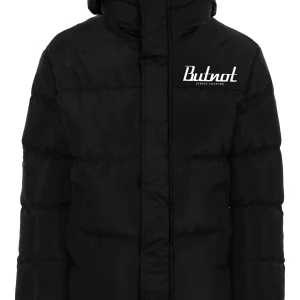 BOMBER CON CAPPUCCIO E STAMPA BUT NOT RETRO