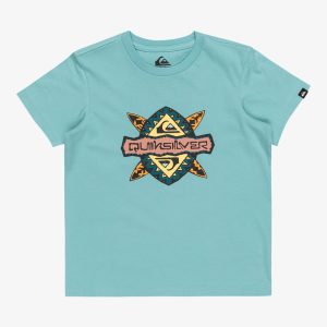 T-shirt quicksilver bambino verde acqua