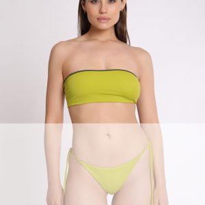 Non-padded bandeau top. Eco Capsules.